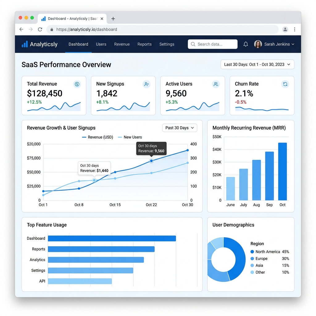 SaaS Dashboard
