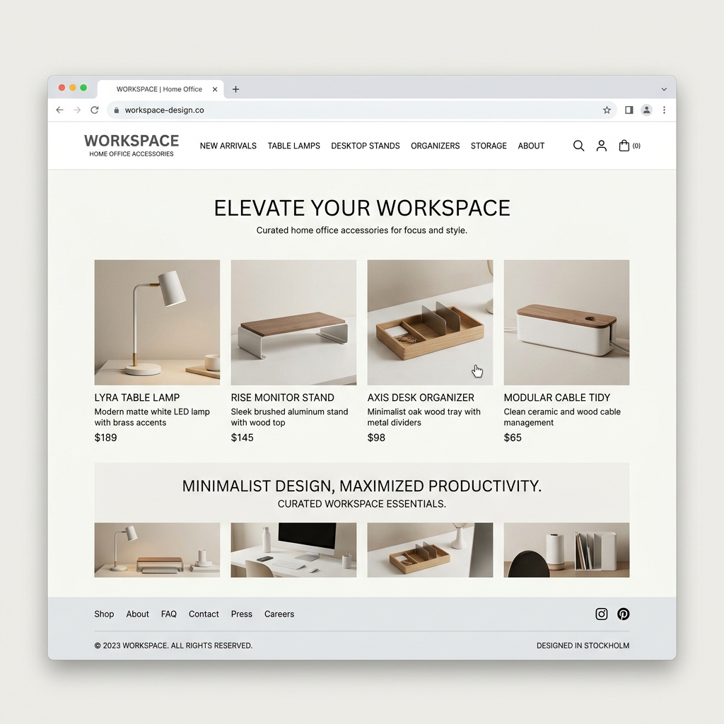 Workspace Online Store